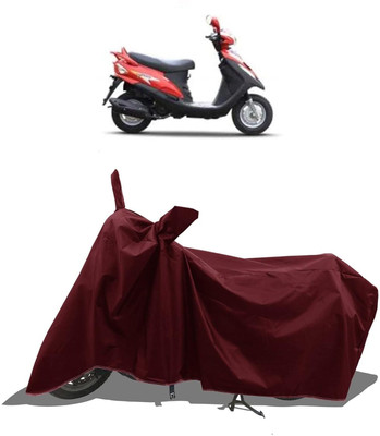 KEDIT Two Wheeler Cover for Mahindra(Flyte, Maroon)