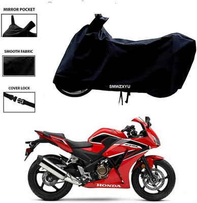 smwzxyu Waterproof Two Wheeler Cover for Honda(Black)