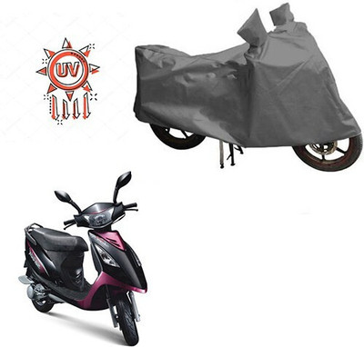 MMSSTAR Waterproof Two Wheeler Cover for TVS(Scooty Streak, Grey)