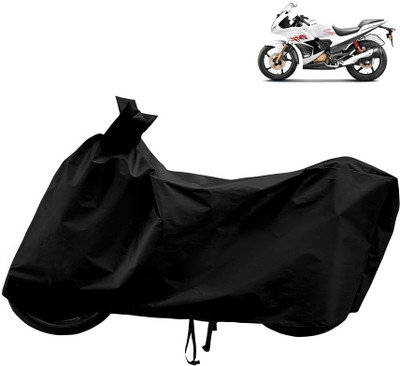 Horseyaart Waterproof Two Wheeler Cover for Hero(Karizma ZMR, Black)