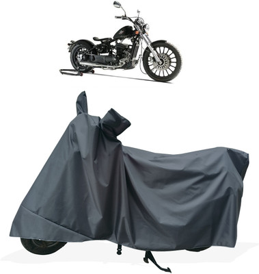 Tricway Two Wheeler Cover for Royal Enfield(Bobber 350, Grey)