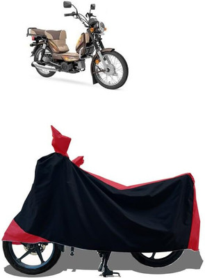 AASHTIK MART Two Wheeler Cover for TVS(Heavy Duty Super XL, Red)