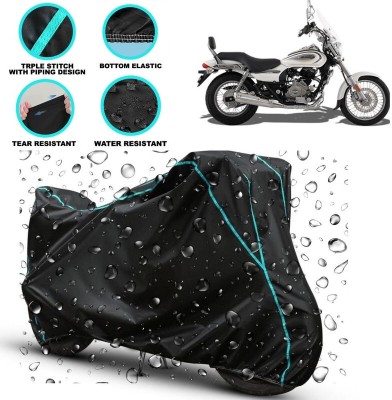 kerwa Waterproof Two Wheeler Cover for Bajaj(Avenger 220 Cruise, Black)