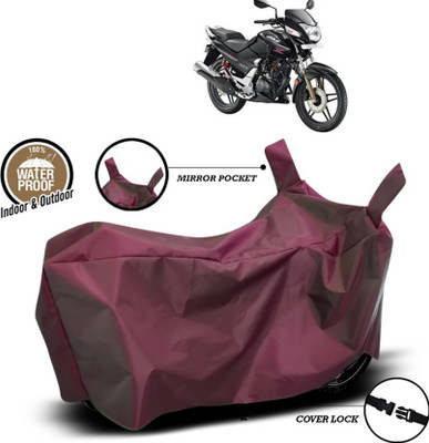 AASHTIK MART Two Wheeler Cover for Hero(CBZ, Maroon)