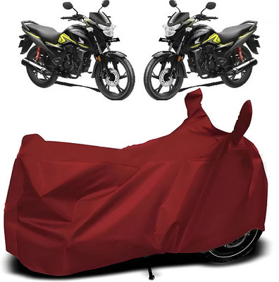 smwzxyu Waterproof Two Wheeler Cover for Honda(SR 125, Maroon)