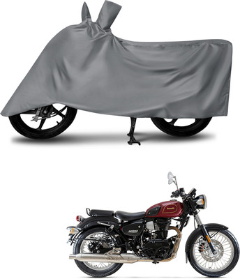 MMSSTAR Waterproof Two Wheeler Cover for Benelli(Imperiale 400, Grey)