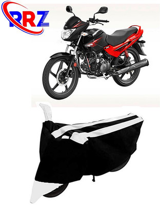 RRZ Waterproof Two Wheeler Cover for Hero(Glamour Programmed FI, Black, White)