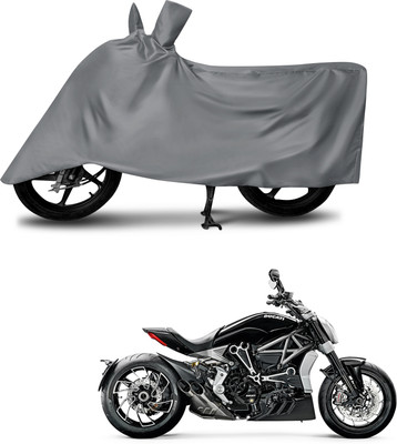 MMSSTAR Waterproof Two Wheeler Cover for Ducati(XDiavel, Grey)
