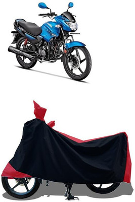KEDIT Two Wheeler Cover for Hero(Glamour FI, Red)