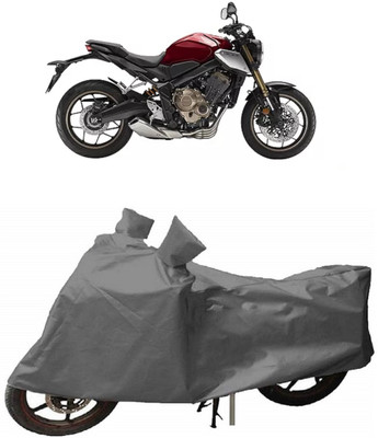ABORDABLE Two Wheeler Cover for Honda(CB300R, Grey)