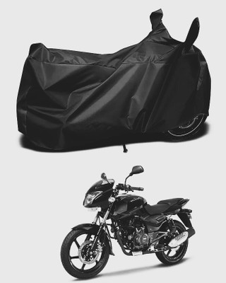 LES Two Wheeler Cover for Bajaj, Hero, Honda, TVS(Pulsar 160 NS DTS-i, Black)
