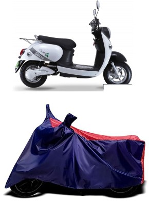 VESMEI Two Wheeler Cover for Hero(HF Dawn BS6, Red)