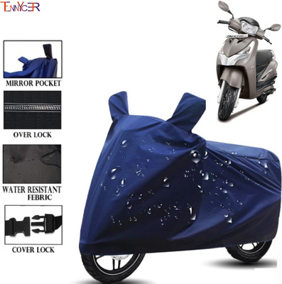 TENNYCER Waterproof Two Wheeler Cover for Hero(Destini 125, Blue)