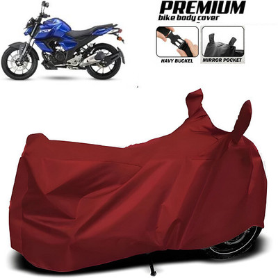 smwzxyu Waterproof Two Wheeler Cover for Hero, Honda, Bajaj, TVS, Suzuki(Maroon)