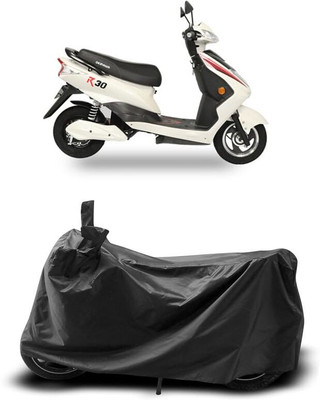 AASHTIK MART Two Wheeler Cover for Okinawa(R30 electric scooter, Black)
