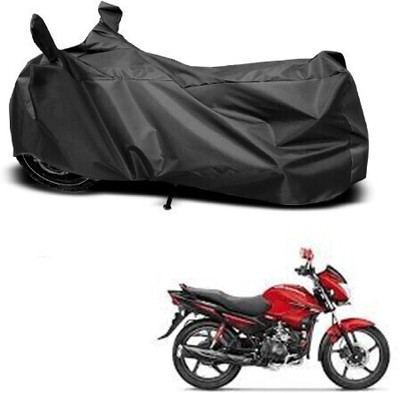 DeepShakshi AUTOMOTIVE Two Wheeler Cover for Hero(Glamour FI, Black)
