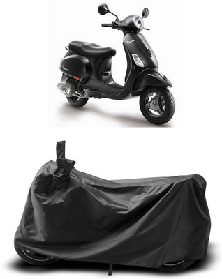KEDIT Two Wheeler Cover for Piaggio(Vespa VXL, Black)
