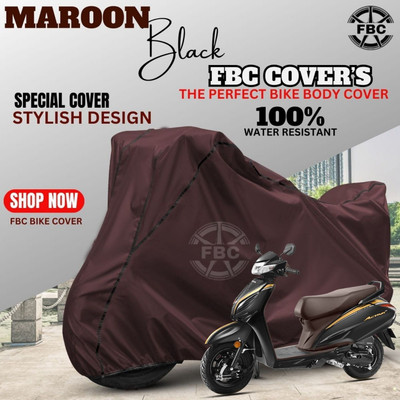 AUTOCAD Waterproof Two Wheeler Cover for Honda(Activa 6G, Maroon)