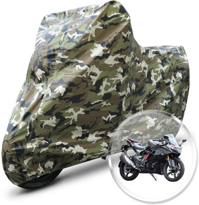 Neodrift Two Wheeler Cover for TVS(Apache RR 310, Green)