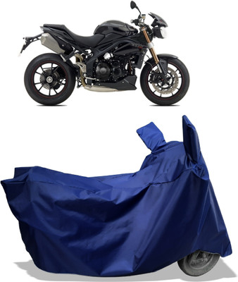 Amexride Two Wheeler Cover for Triumph(Speed Triple, Blue)