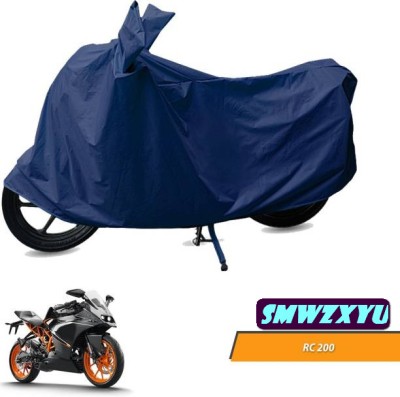 smwzxyu Waterproof Two Wheeler Cover for KTM(RC 200, Blue)