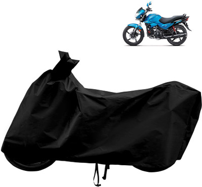 Horseyaart Waterproof Two Wheeler Cover for Hero(Glamour FI, Black)
