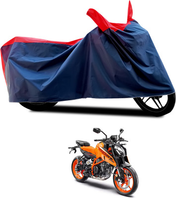 PAGORA Waterproof Two Wheeler Cover for KTM(Duke 390, Black, Red)