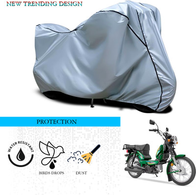 SnehaSales Waterproof Two Wheeler Cover for TVS(XL 100 Heavy Duty, Silver)