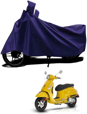 KEDIT Two Wheeler Cover for Piaggio(Vespa LX, Blue)
