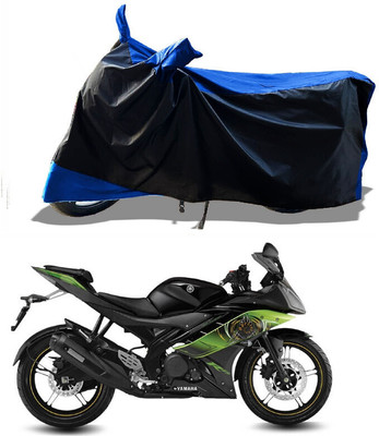DeepShakshi AUTOMOTIVE Waterproof Two Wheeler Cover for Yamaha(YZF-R15 V2 BS6, Blue)