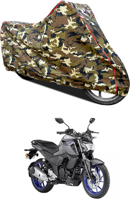 AutoGalaxy Waterproof Two Wheeler Cover for Yamaha(FZS-FI V3 BS6, Yellow)