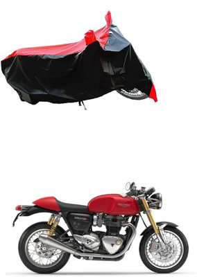 VESMEI Two Wheeler Cover for Triumph(Thruxton 1200 R, Red)