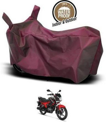 DeepShakshi AUTOMOTIVE Two Wheeler Cover for Hero(Glamour BS6, Maroon)