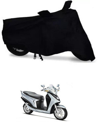 ENTIRELY ELITE Waterproof Two Wheeler Cover for Hero(Leap Hybrid SES, Black)