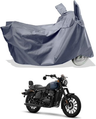 Amexride Two Wheeler Cover for Yezdi(Roadster, Grey)
