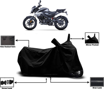 KEDIT Two Wheeler Cover for Bajaj(Pulsar 160 NS DTS-i, Black)