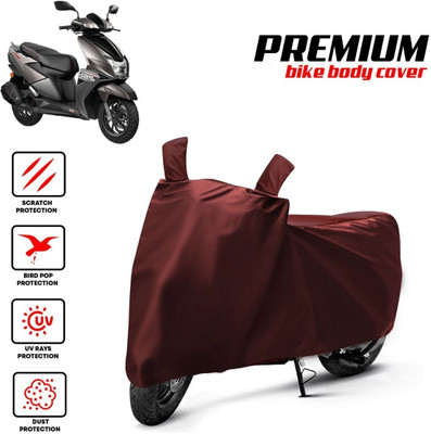 AUTOCAD Waterproof Two Wheeler Cover for TVS(NTORQ, Black, Blue, Multicolor)