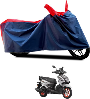CODOKI Waterproof Two Wheeler Cover for Yamaha(RayZR 125 Fi, Black, Red)
