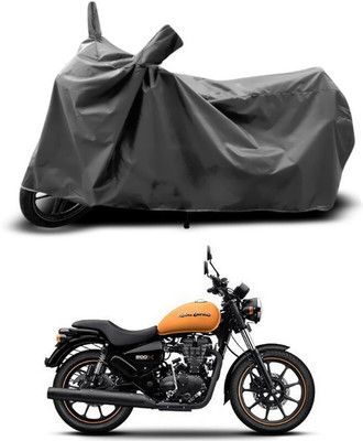 ANTHUB Waterproof Two Wheeler Cover for Royal Enfield(Grey)