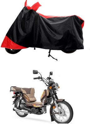 GROFATIK Two Wheeler Cover for TVS(Heavy Duty Super XL, Red)
