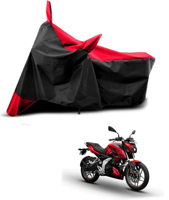 KEDIT Two Wheeler Cover for Bajaj(Pulsar N160, Red, Black)