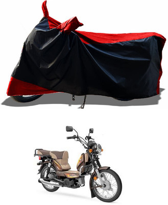 DeepShakshi AUTOMOTIVE Waterproof Two Wheeler Cover for TVS(Heavy Duty Super XL, Red)