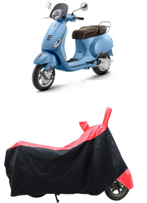 Coxtor Two Wheeler Cover for Vespa(Elegante 150 BS6, Red)