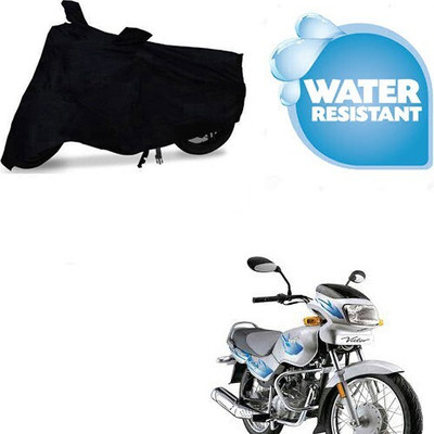 MMSSTAR Waterproof Two Wheeler Cover for TVS(Victor GLX, Black)