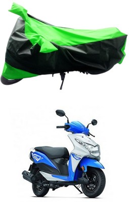 Genipap Two Wheeler Cover for Honda(Dio, Green, Black)