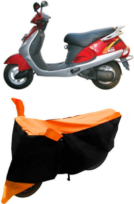 NEXTON Waterproof Two Wheeler Cover for Kinetic(Nova, Orange, Black)