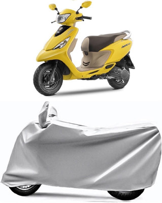 V VINTON Two Wheeler Cover for TVS(Zest, Grey)