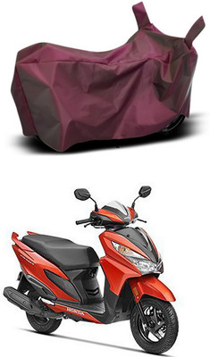 Mdstar Waterproof Two Wheeler Cover for Honda(Grazia, Maroon)