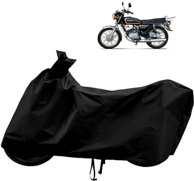 Horseyaart Waterproof Two Wheeler Cover for Yamaha(RX135, Black)
