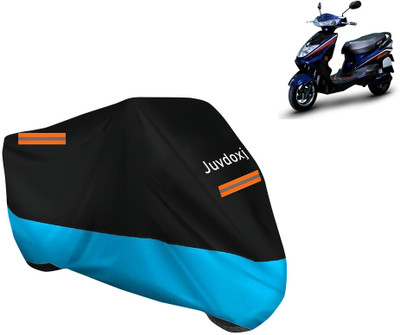 Juvdoxj Waterproof Two Wheeler Cover for Okinawa(Ridge Plus, Blue)